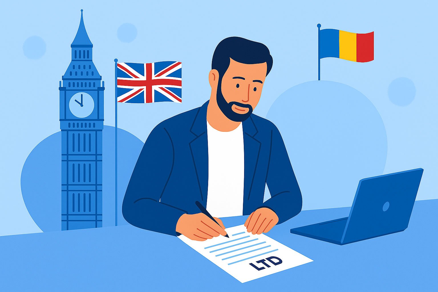 Pași simpli pentru înființarea unui LTD în UK